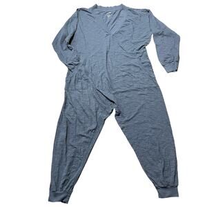 Natural Life Knit V-Neck Jumpsuit Womens Size Small